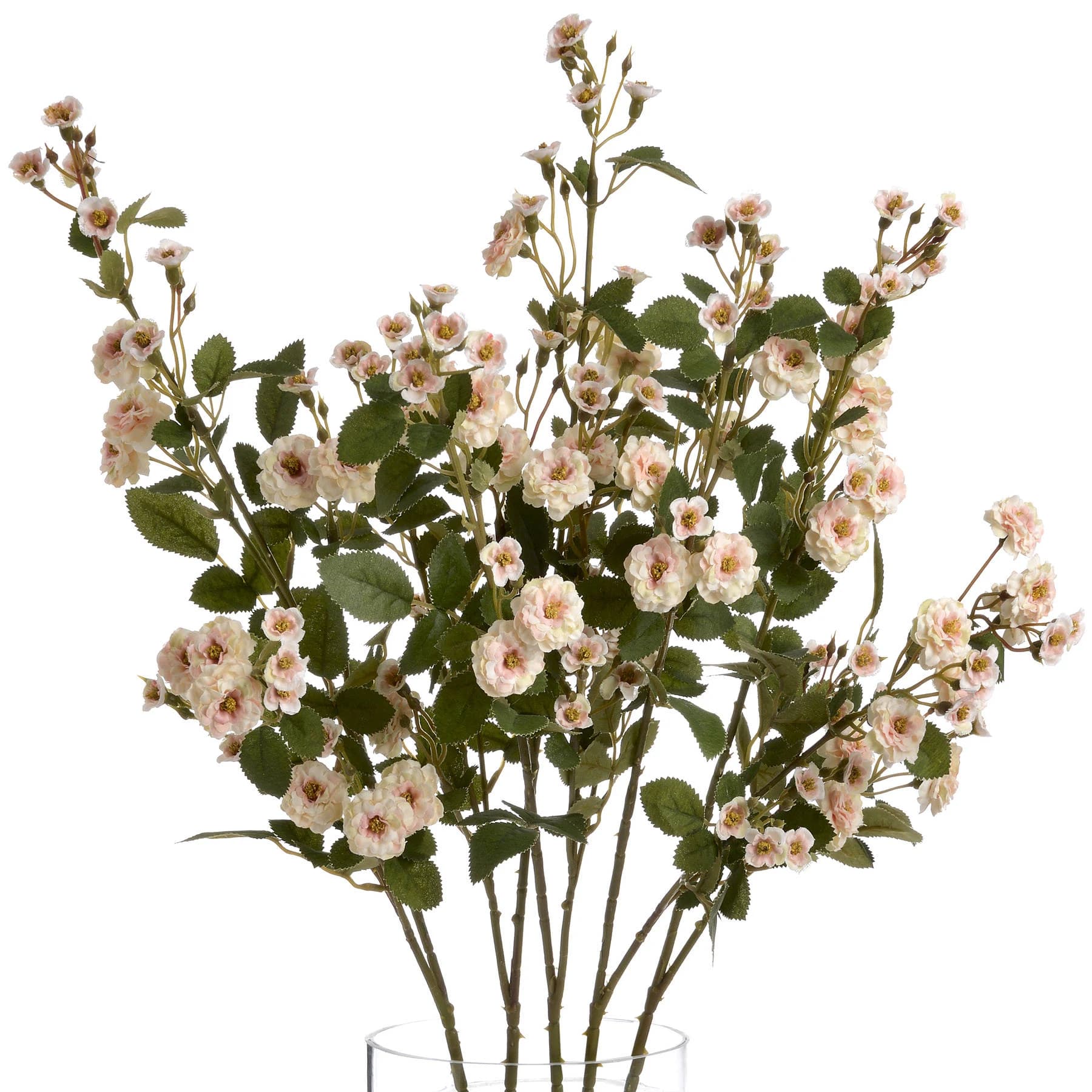 Cream Wild Meadow Rose — Pack of 5 - Artificial plants & flowers, photo 4 of 5