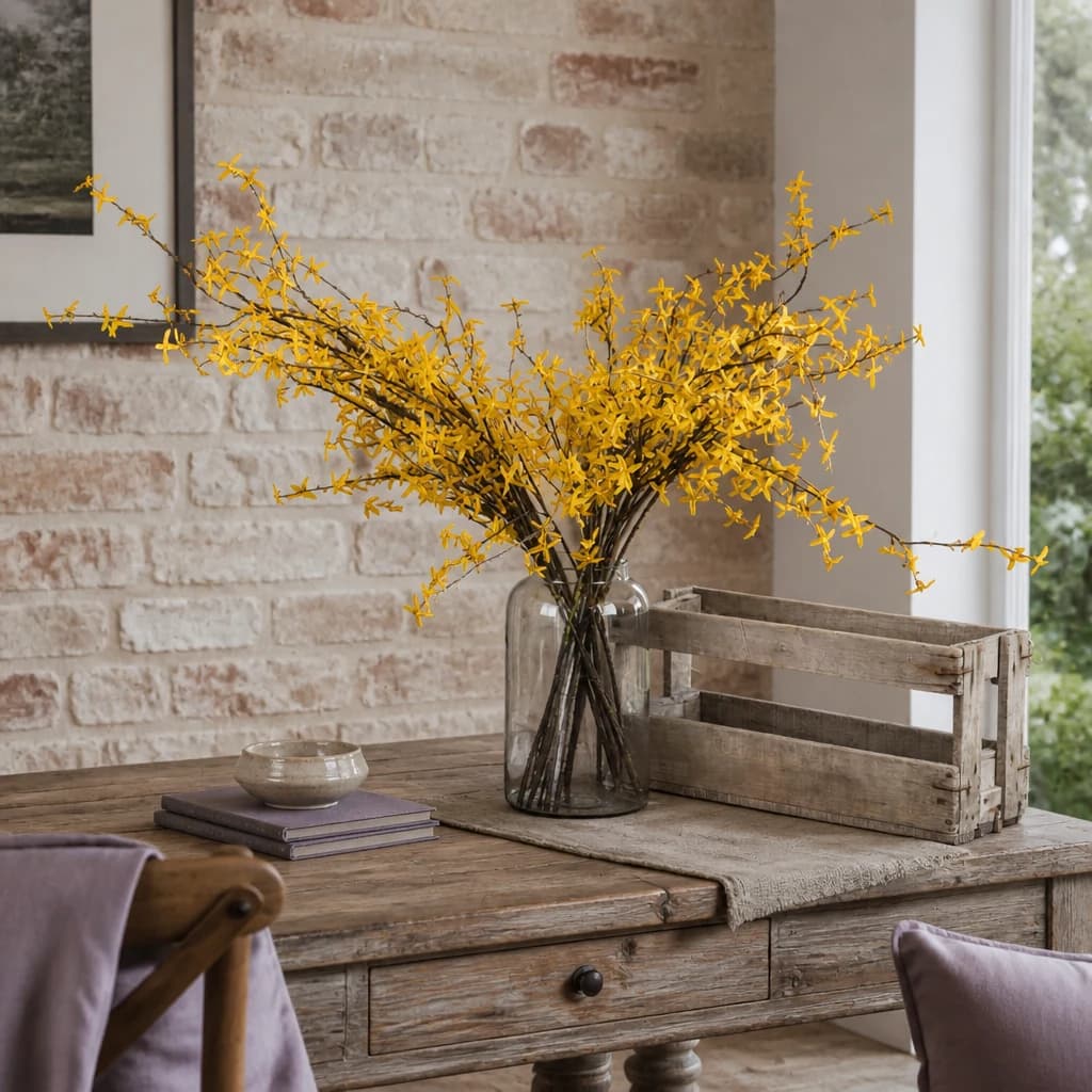 Forsythia — Pack of 5 - Artificial plants & flowers, photo 1 of 5