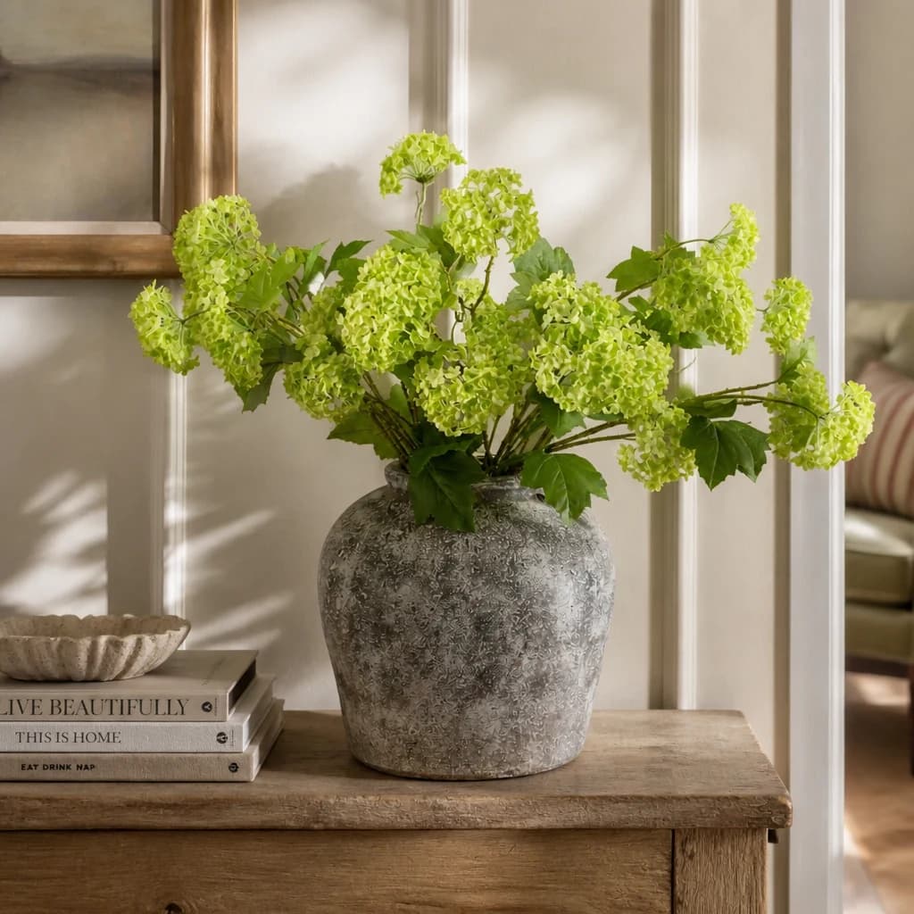 Green Viburnum Spray — Pack of 5 - Artificial plants & flowers, photo 1 of 5