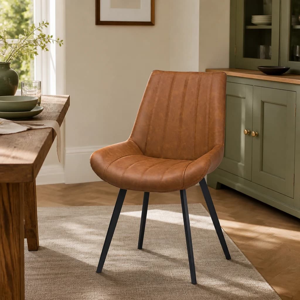 Malmo Tan Dining Chair