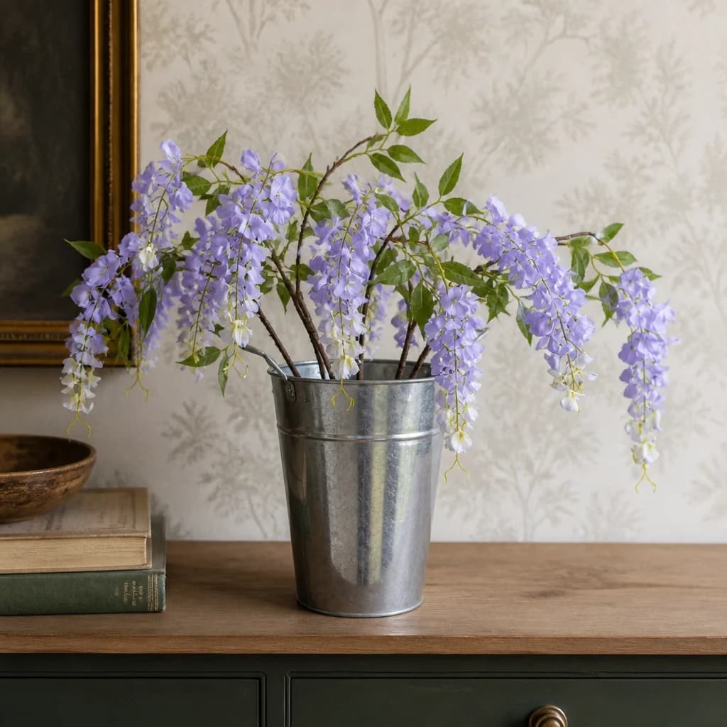 Lilac Wisteria — Pack of 5 - Artificial plants & flowers, photo 1 of 3