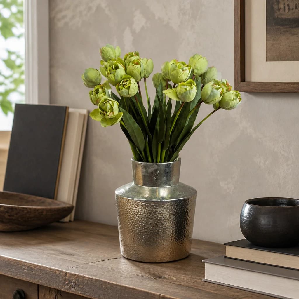Green Tulip — Pack of 5 - Artificial plants & flowers, photo 1 of 4