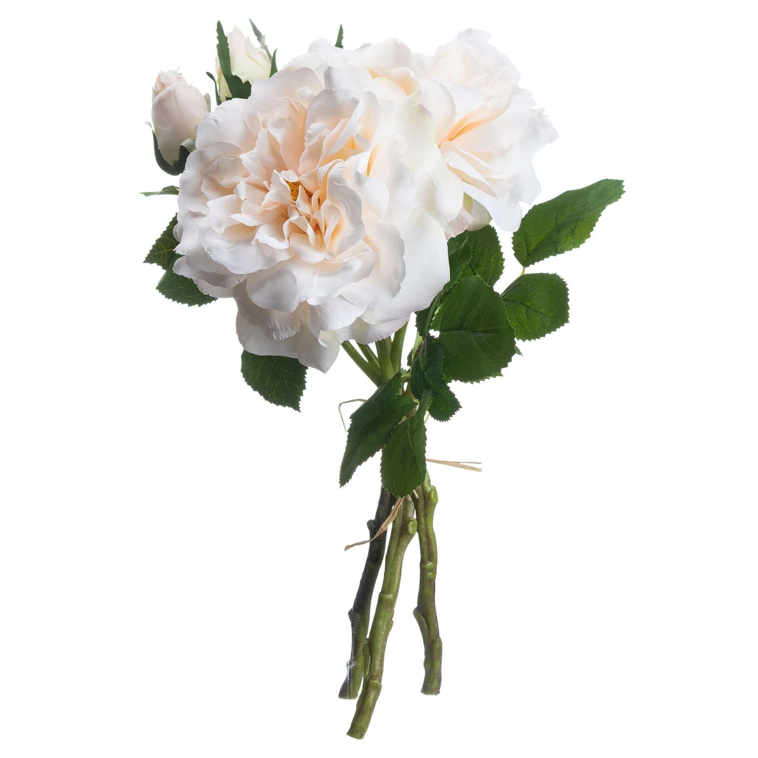 Peachy Cream Short Stem Rose Bouquet — Pack of 3 - Artificial plants & flowers, photo 2 of 4