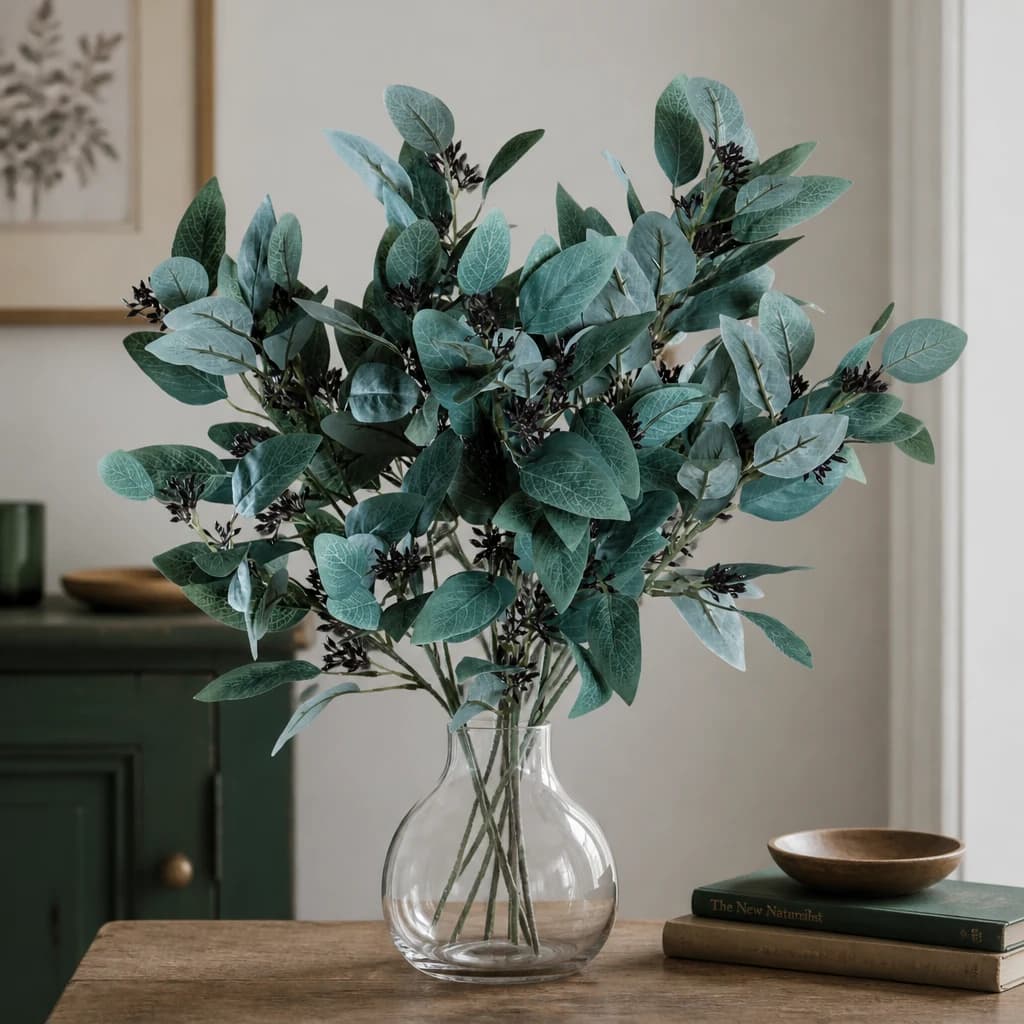 Seeded Eucalyptus Stem — Pack of 5 - Artificial plants & flowers, photo 1 of 4