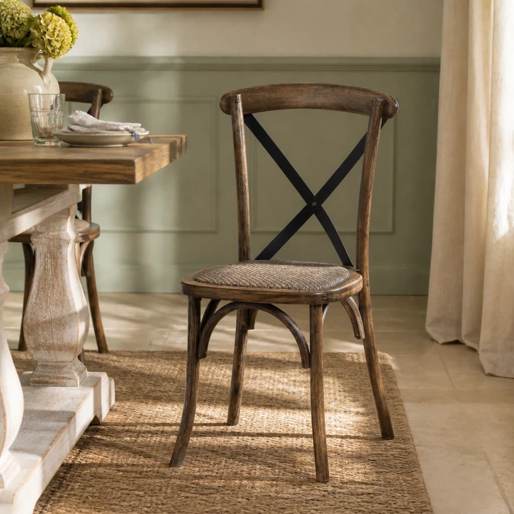 Cross Back Dining Chair - Chairs, photo 1 of 6