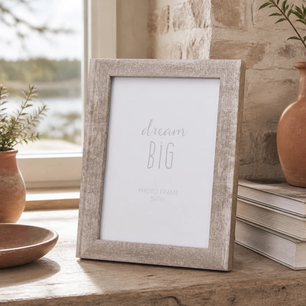 Convex Matt Silver 5X7 Frame - Wall art & frames, photo 1 of 5