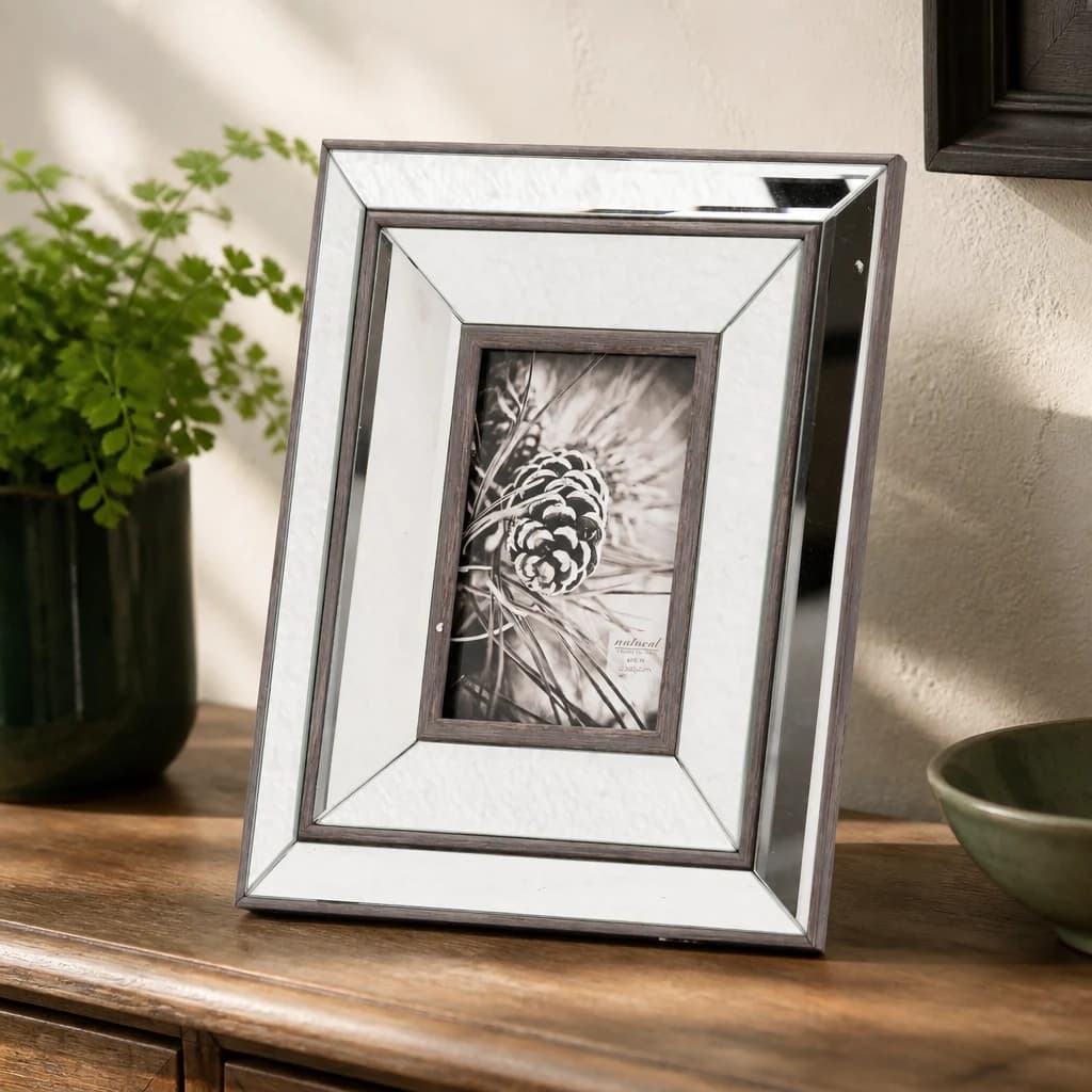 Tristan Mirror And Wood 4X6 Frame