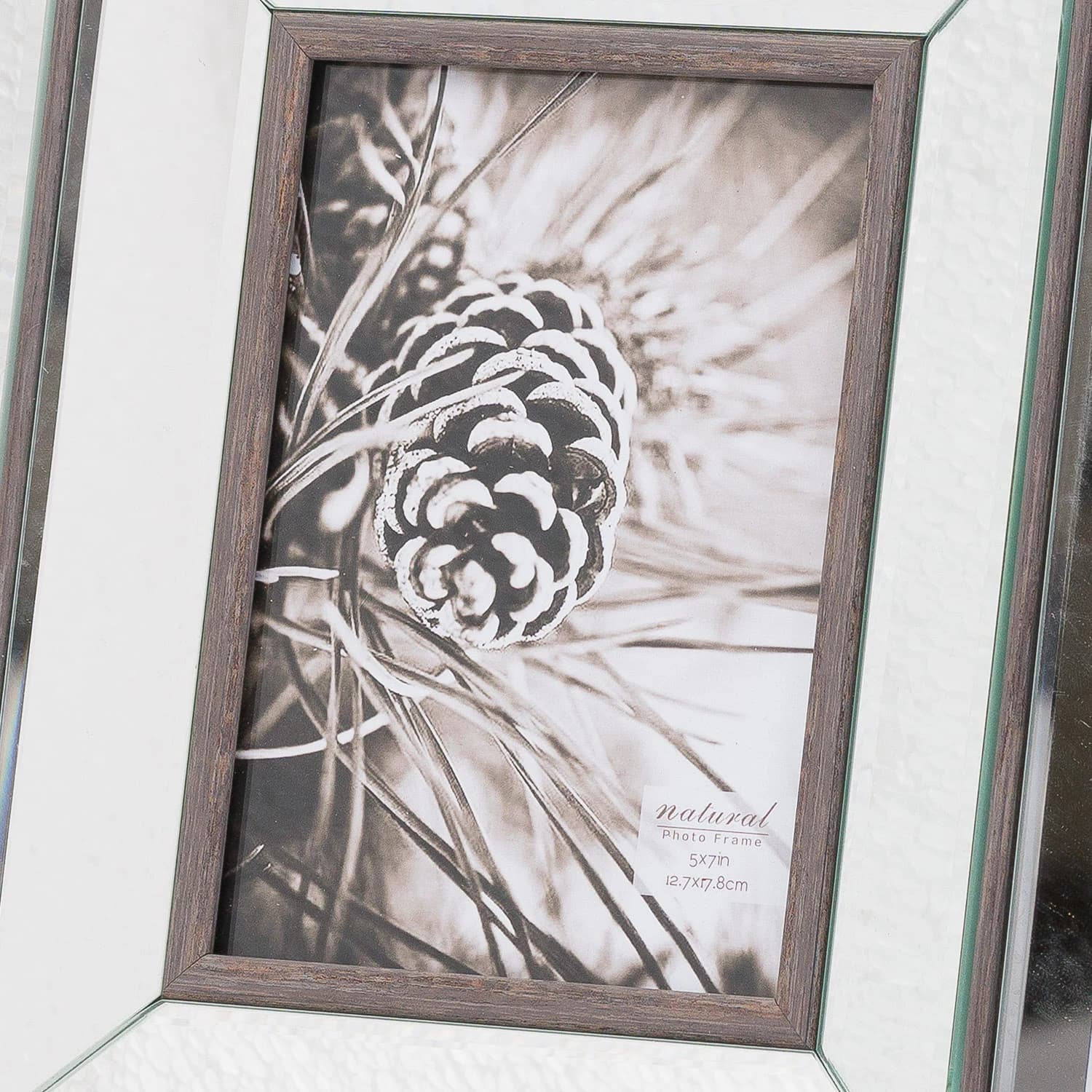 Tristan Mirror And Wood 5X7 Frame - Mirrors, photo 3 of 4