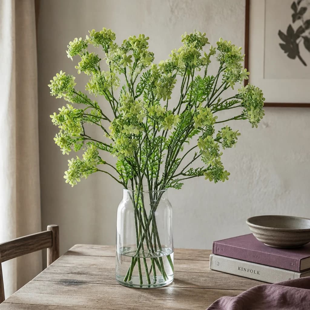 Green Plumb Blossom Spray — Pack of 5 - Artificial plants & flowers, photo 1 of 4
