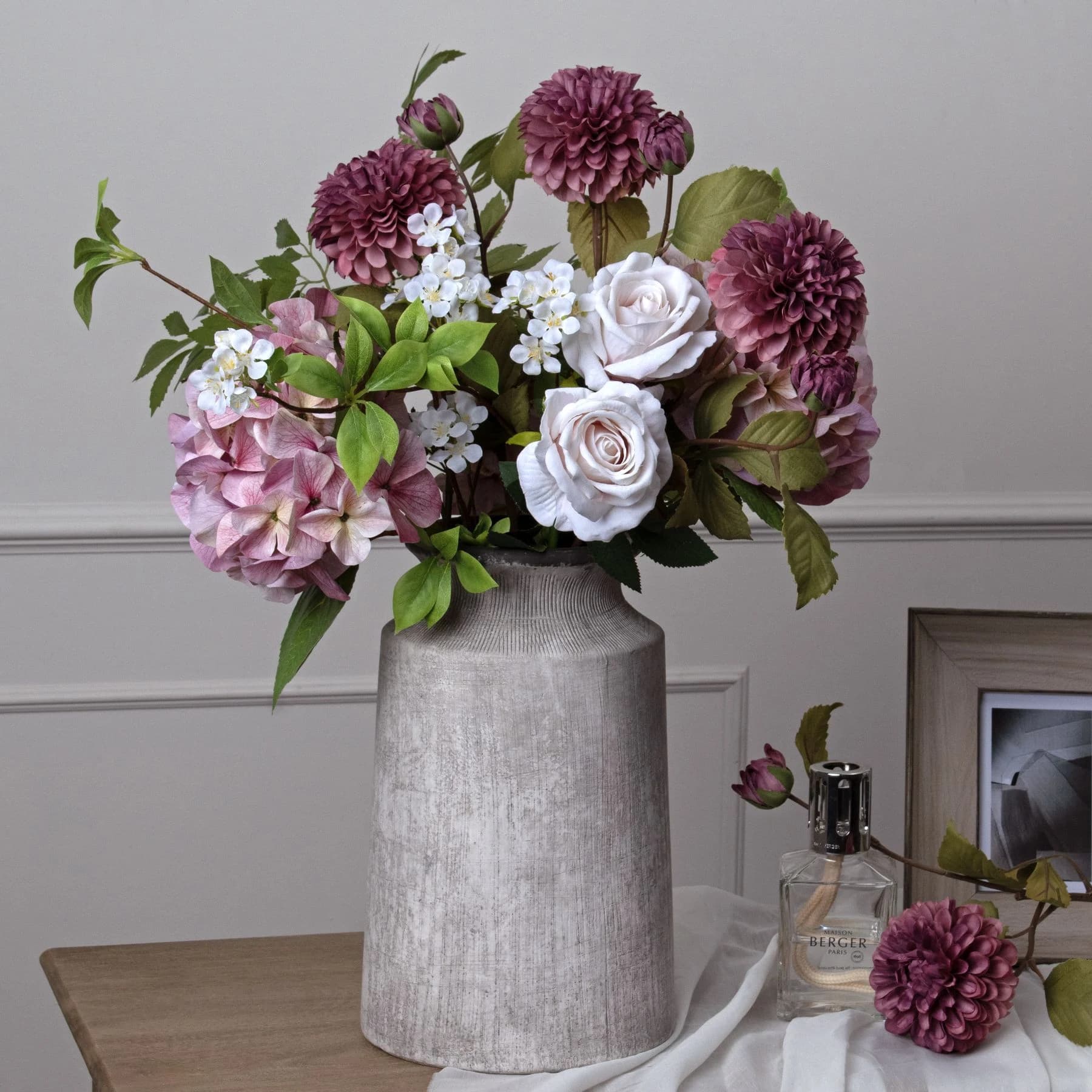 Shabby Pink Single Hydrangea — Pack of 5 - Artificial plants & flowers, photo 5 of 5