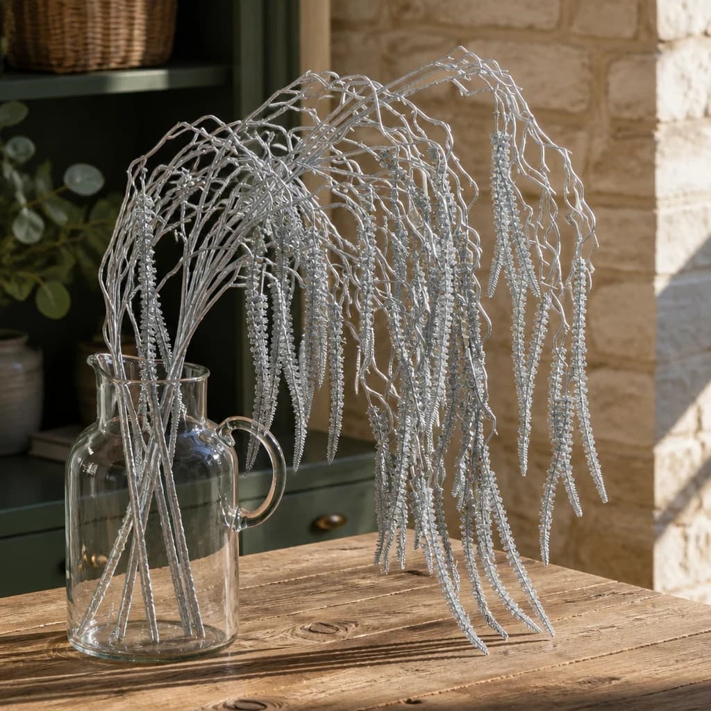 Festive Silver Amaranthus — Pack of 5