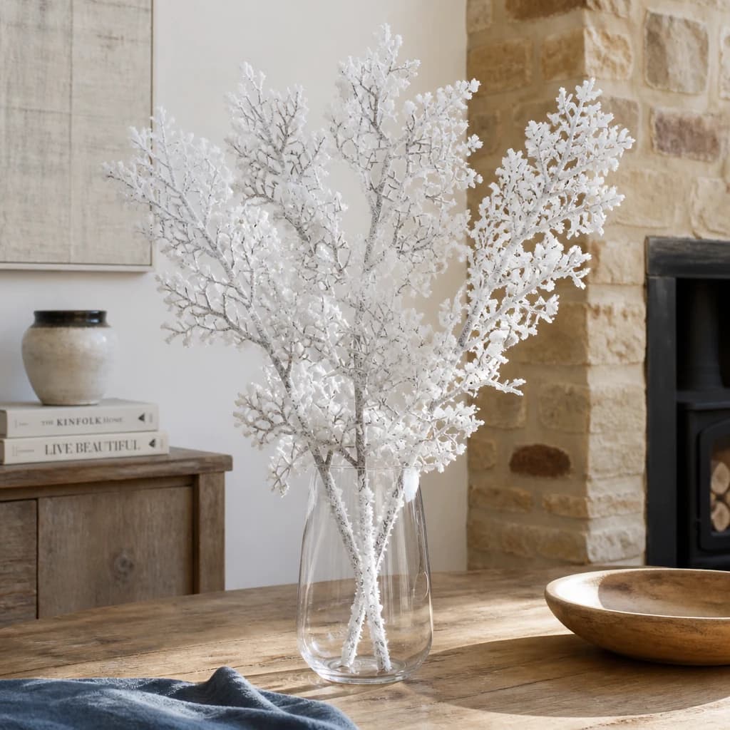 Snowy Branch — Pack of 3 - Artificial plants & flowers, photo 1 of 6