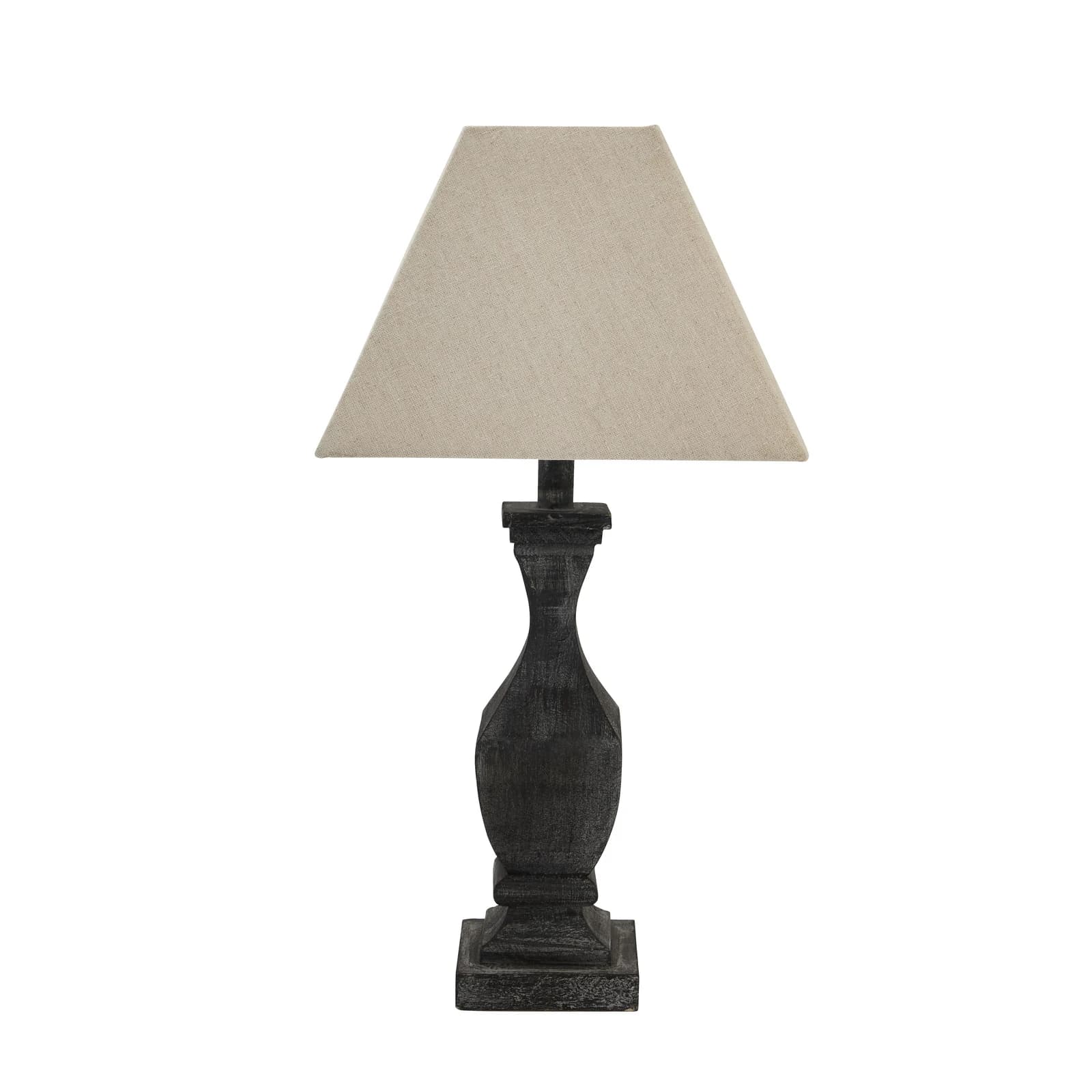 Incia Fluted Wooden Table Lamp - Table lamps, photo 3 of 6