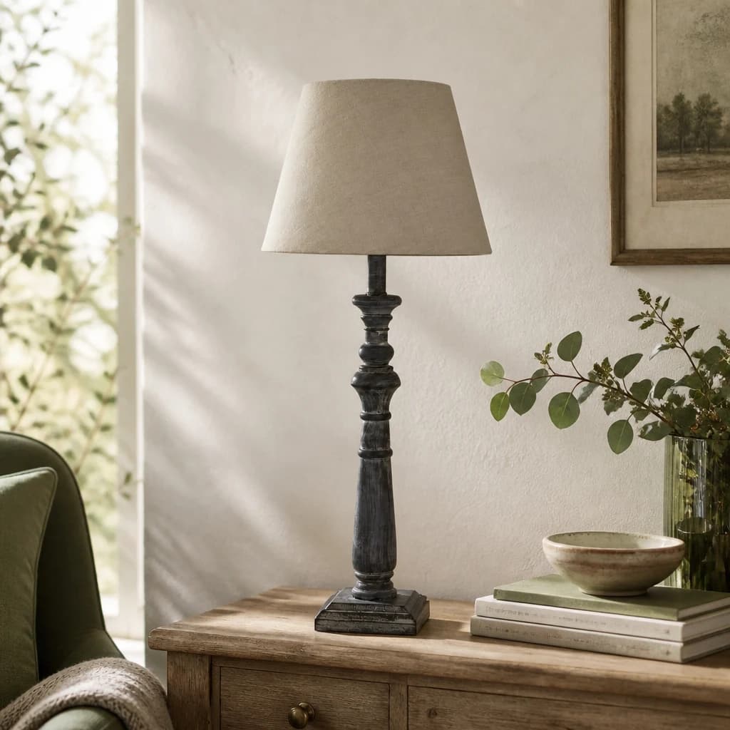 Incia Column Table Lamp - Table lamps, photo 1 of 6