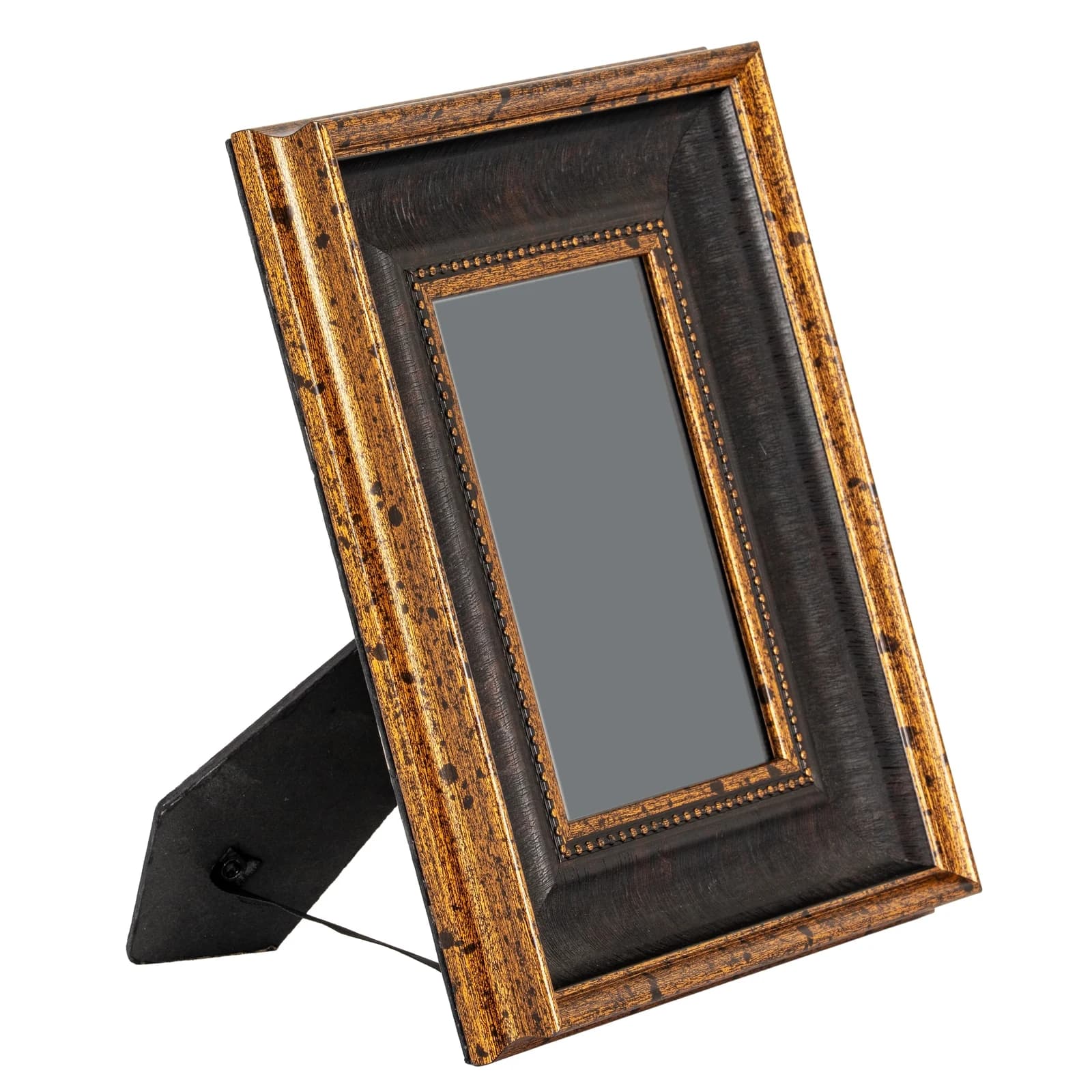 Black And Antique Gold Beaded 5X7 Photo Frame - Wall art & frames, photo 3 of 5