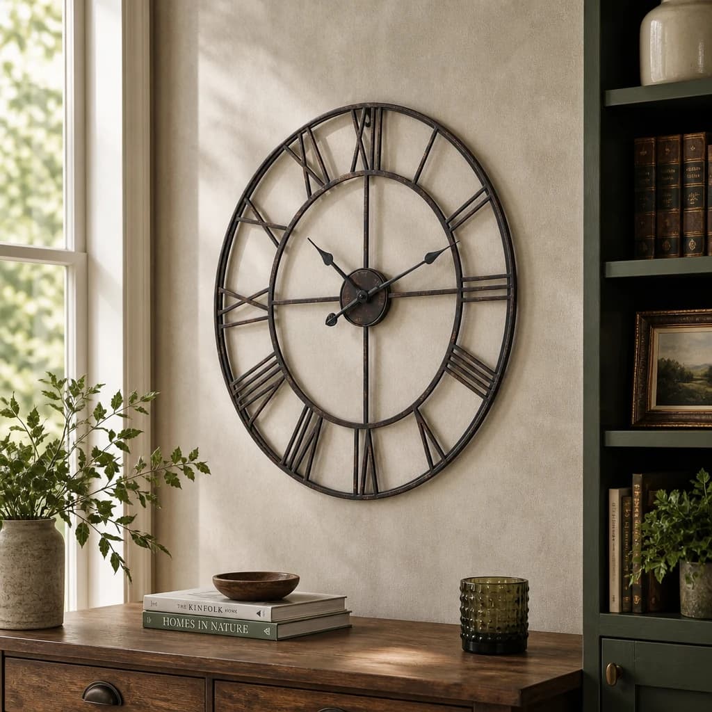 Bronze Skeleton Wall Clock - Clocks, photo 1 of 3