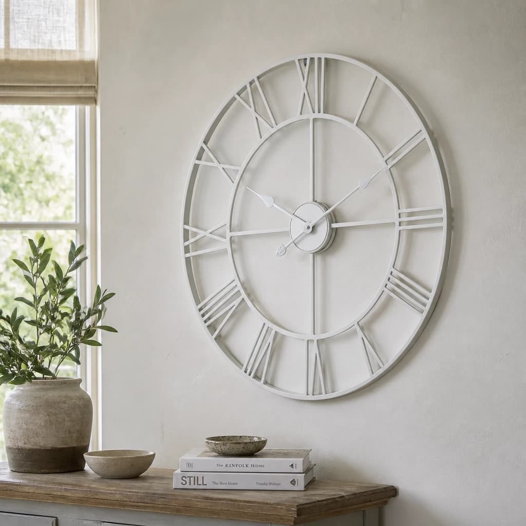 White Skeleton Wall Clock - Clocks, photo 1 of 2