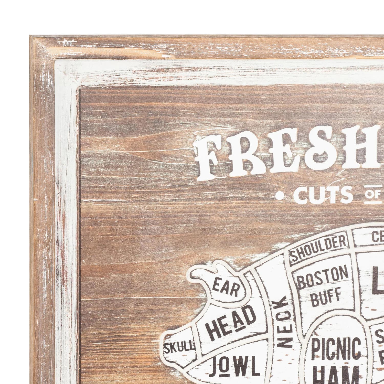 Butchers Cuts Pork Wall Plaque - Sculptures & ornaments, photo 2 of 2