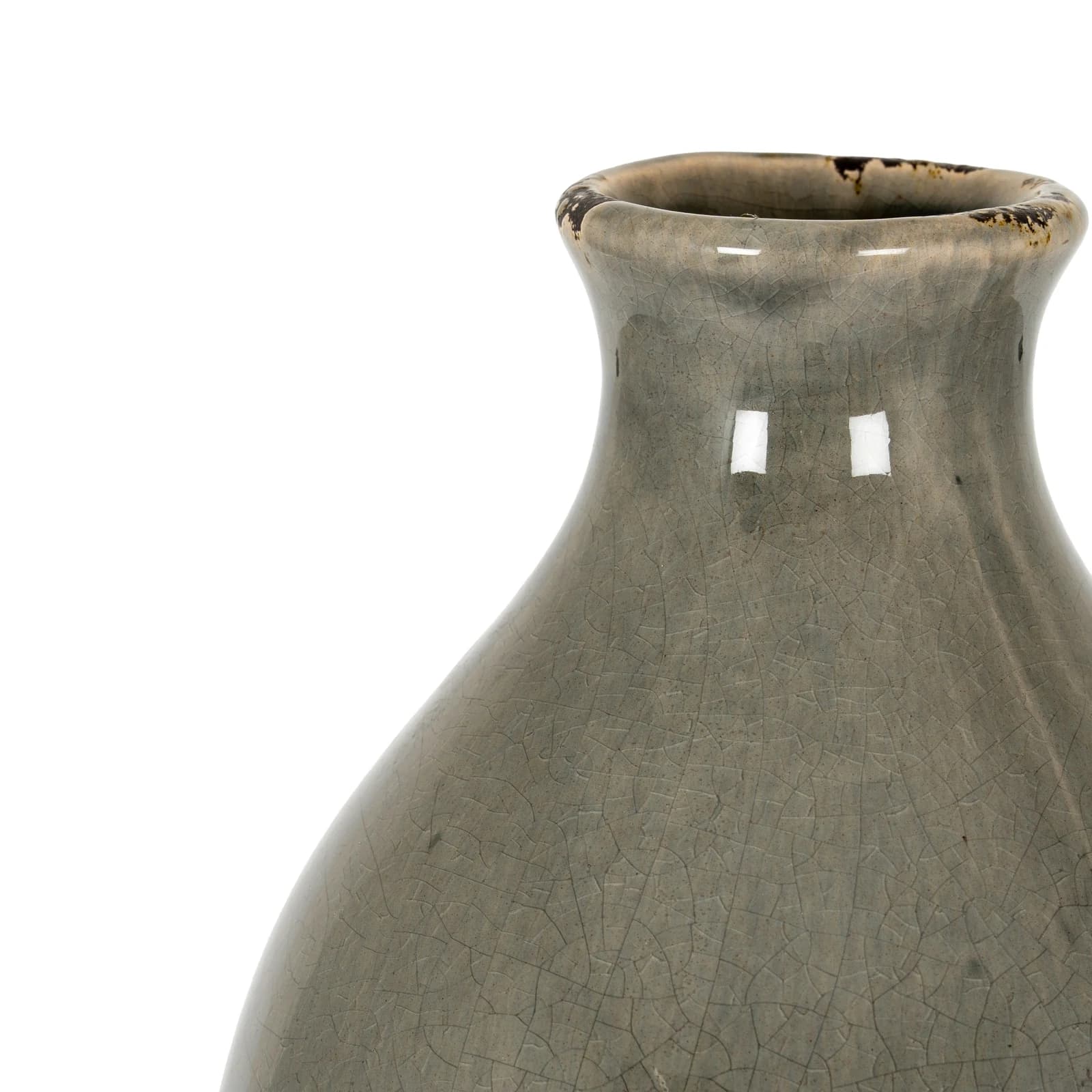 Garda Grey Glazed Gisela Vase - Vases, photo 3 of 4