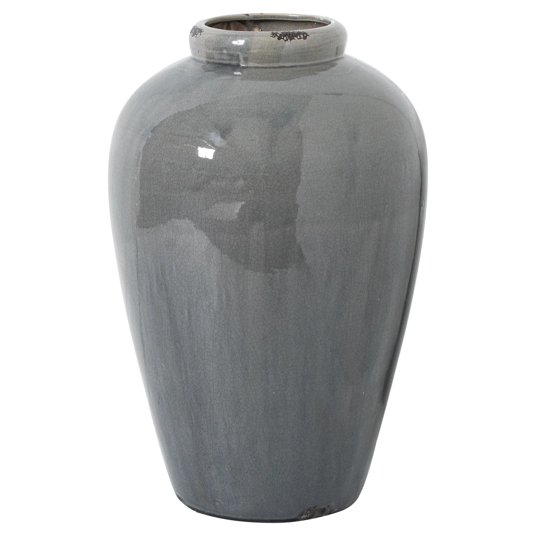 Garda Grey Glazed Tall Juniper Vase - Vases, photo 2 of 3