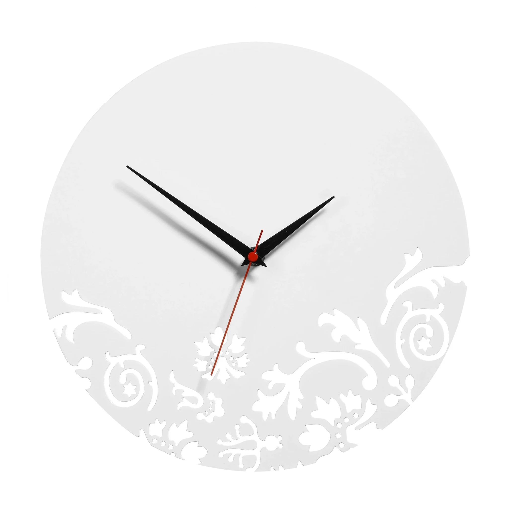 Issak 30cm Dia White Wall Clock - Decorative, photo 2 of 2