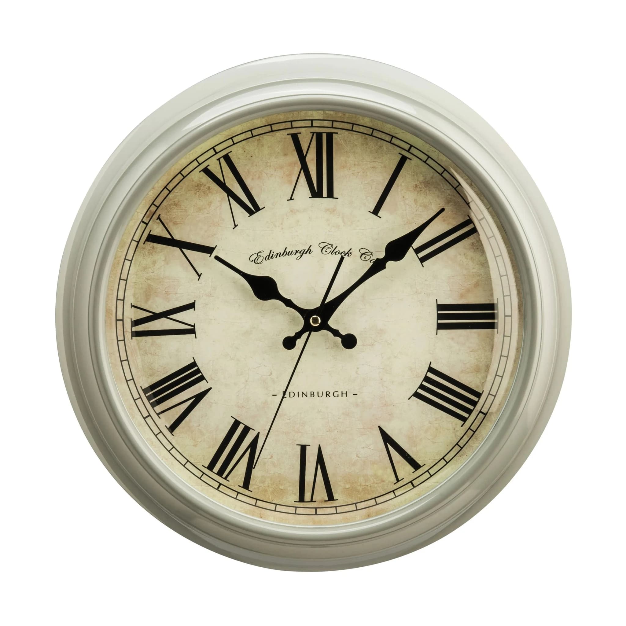 Vermont 35cm Dia Grey Finish Wall Clock - Decorative, photo 2 of 2