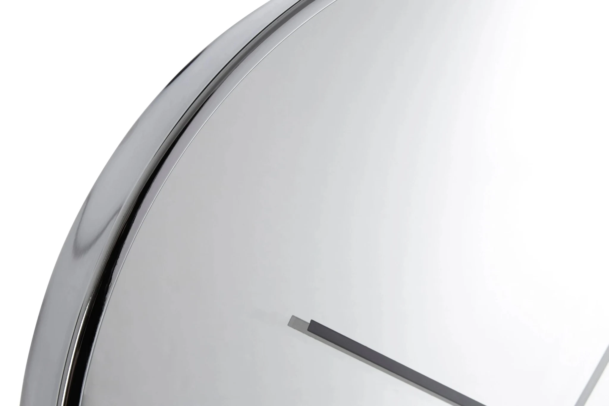 Baillie 40cm Dia Chrome and Mirror Wall Clock - Decorative, photo 3 of 3