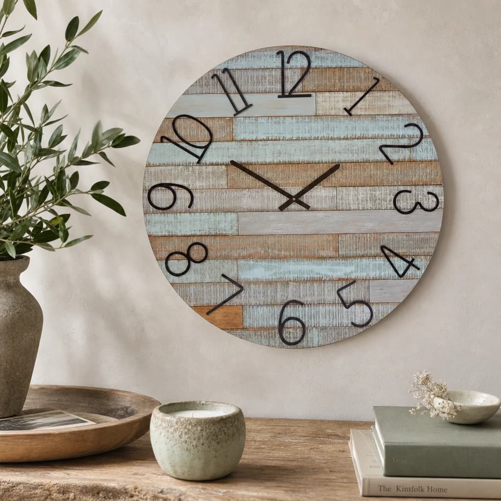 Castlewood Fir Wood Clock - Decorative, photo 1 of 5