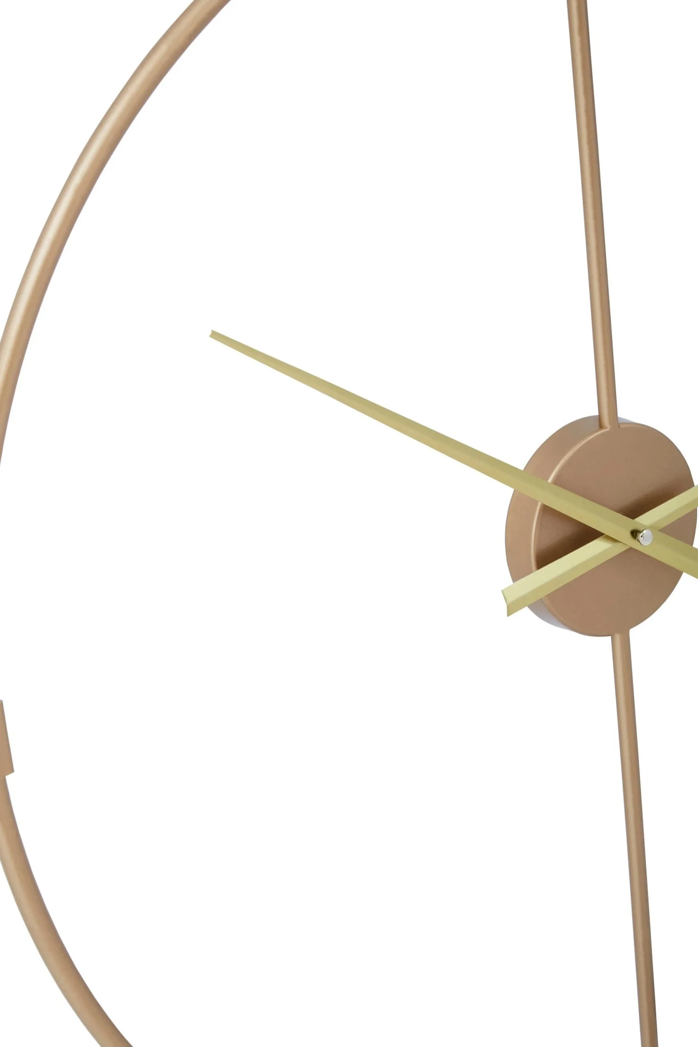 Beauly 60cm Dia Metal Wall Clock with Gold Finish - Decorative, photo 6 of 6