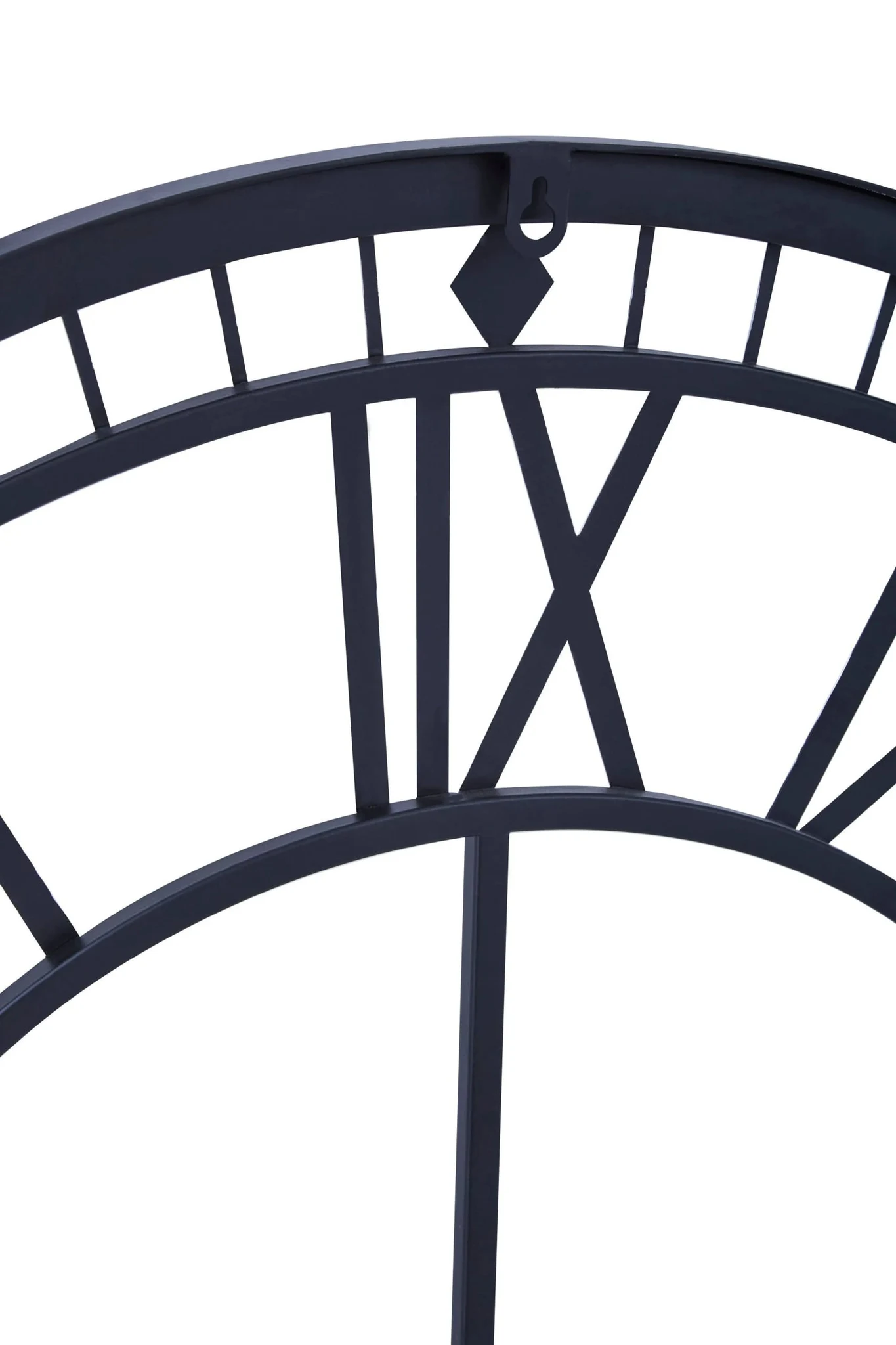 Vitus 80cm Dia Skeletal Wall Clock with Black Finish Frame - Decorative, photo 2 of 5