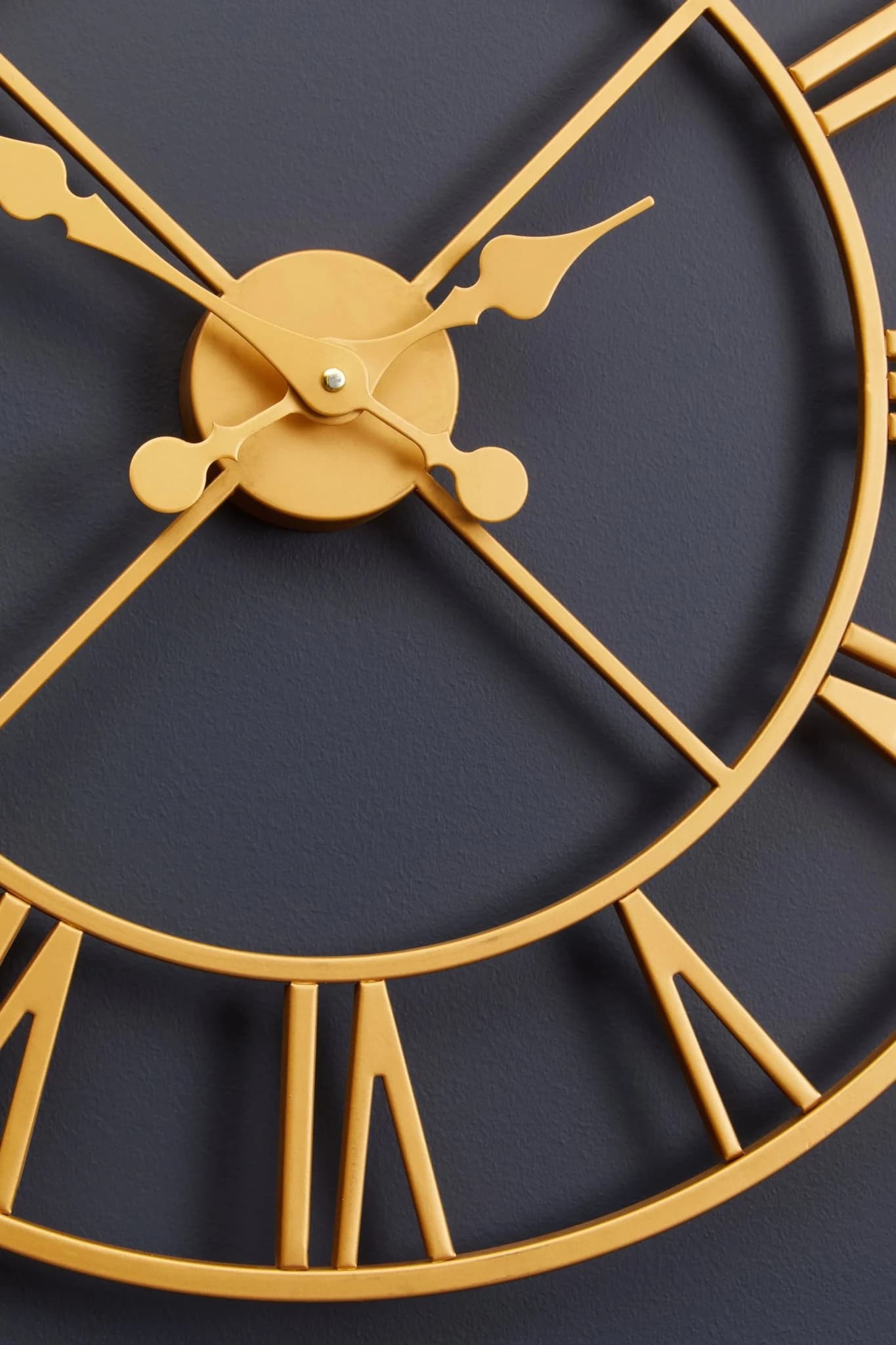 Vitus 56cm Dia Gold Finish Wall Clock - Decorative, photo 2 of 8