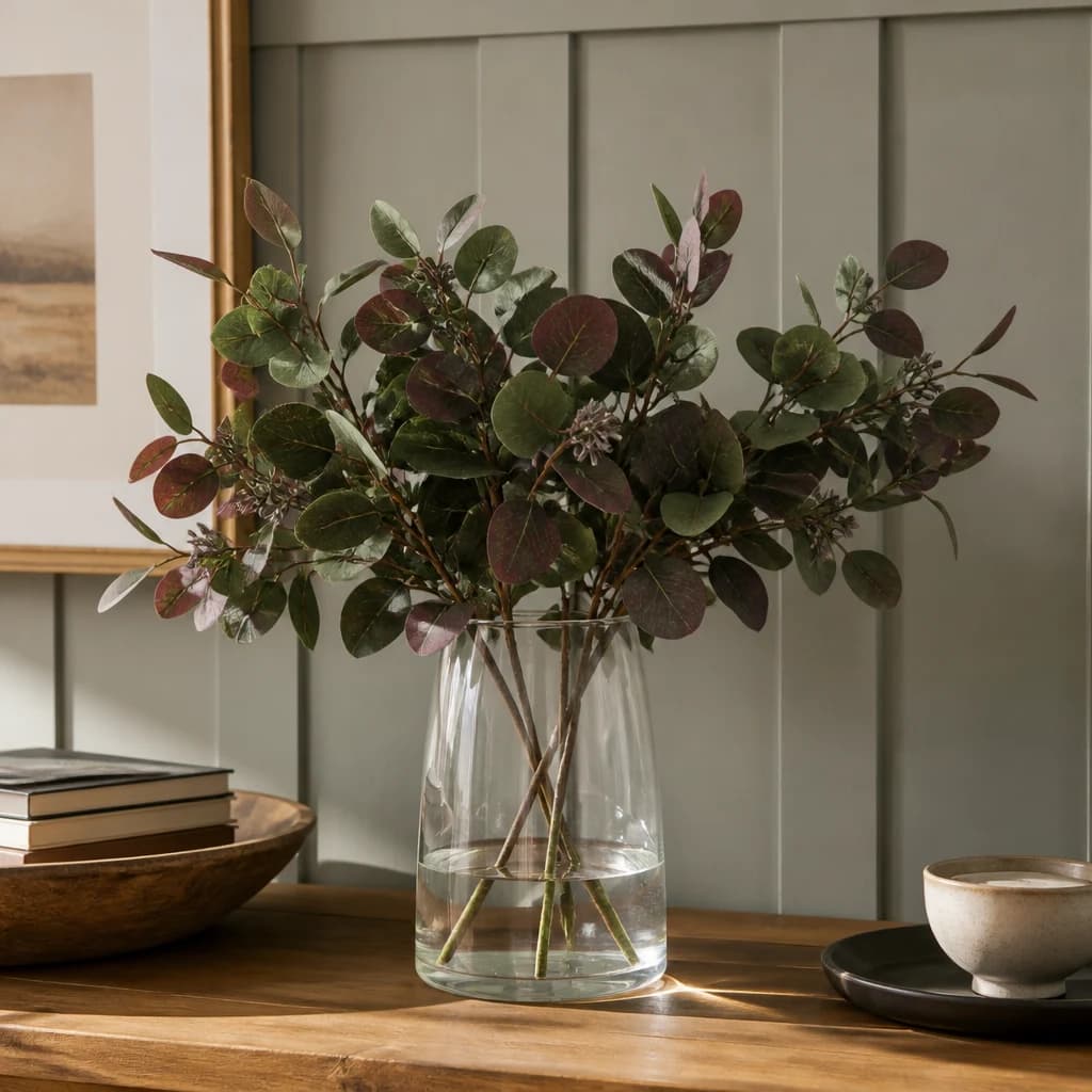 Variegated Eucalyptus Bouquet — Pack of 3 - Artificial plants & flowers, photo 1 of 3