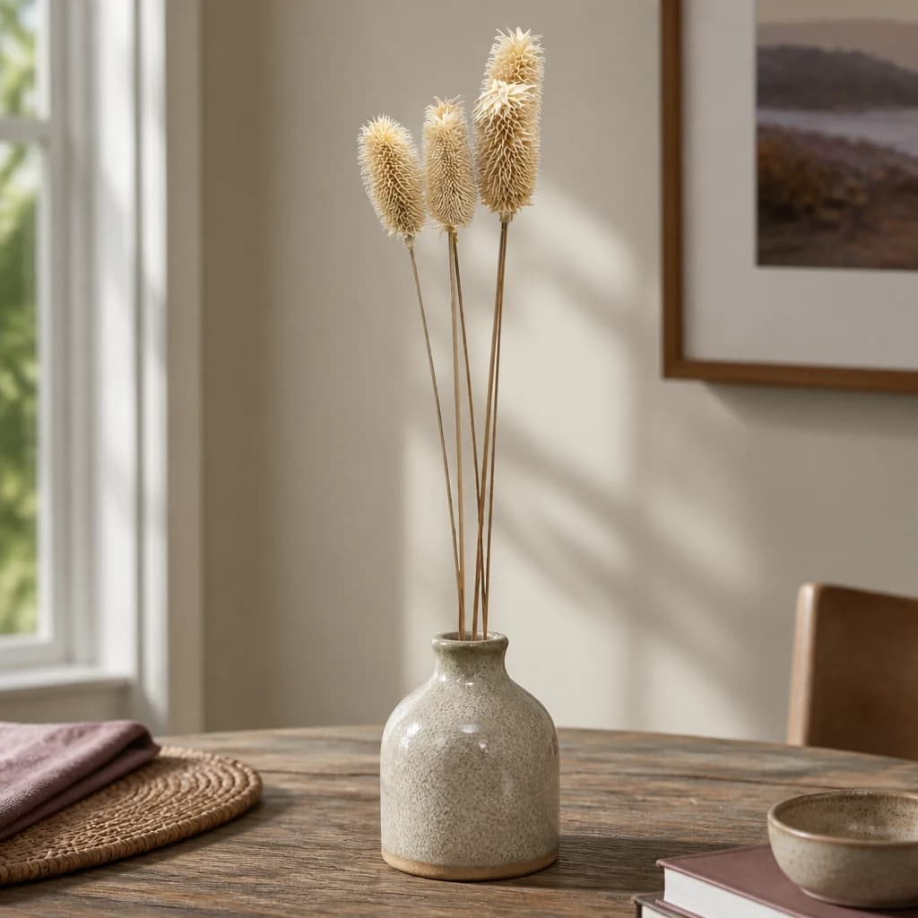 Bouquet Of Dried Tall Thistle - Artificial plants & flowers, photo 1 of 5