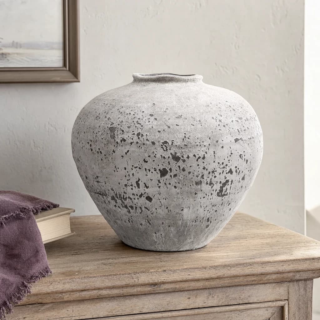 Regola Stone Ceramic Vase - Vases, photo 1 of 5
