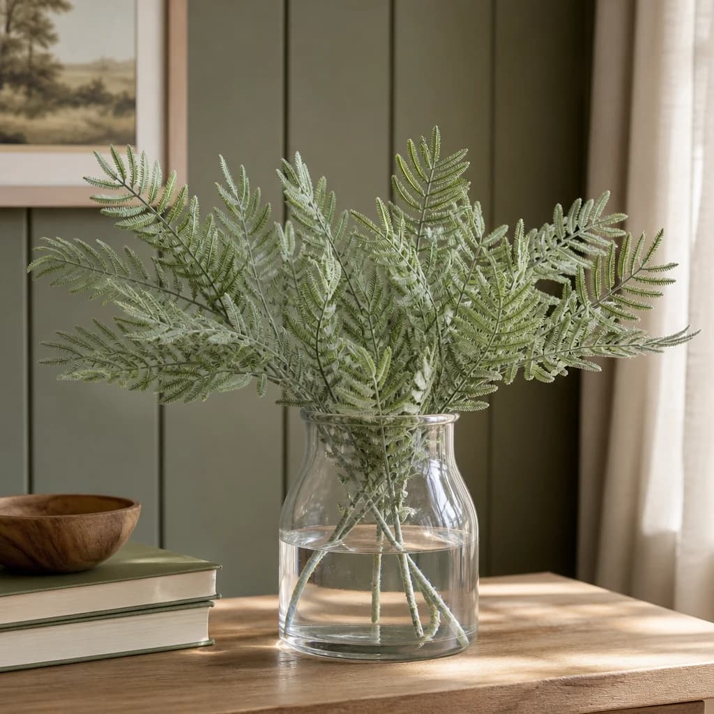 Silver Wattle Leaf — Pack of 5 - Artificial plants & flowers, photo 1 of 5