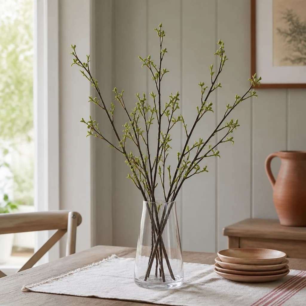 Green Berry Willow Stem — Pack of 5 - Artificial plants & flowers, photo 1 of 5