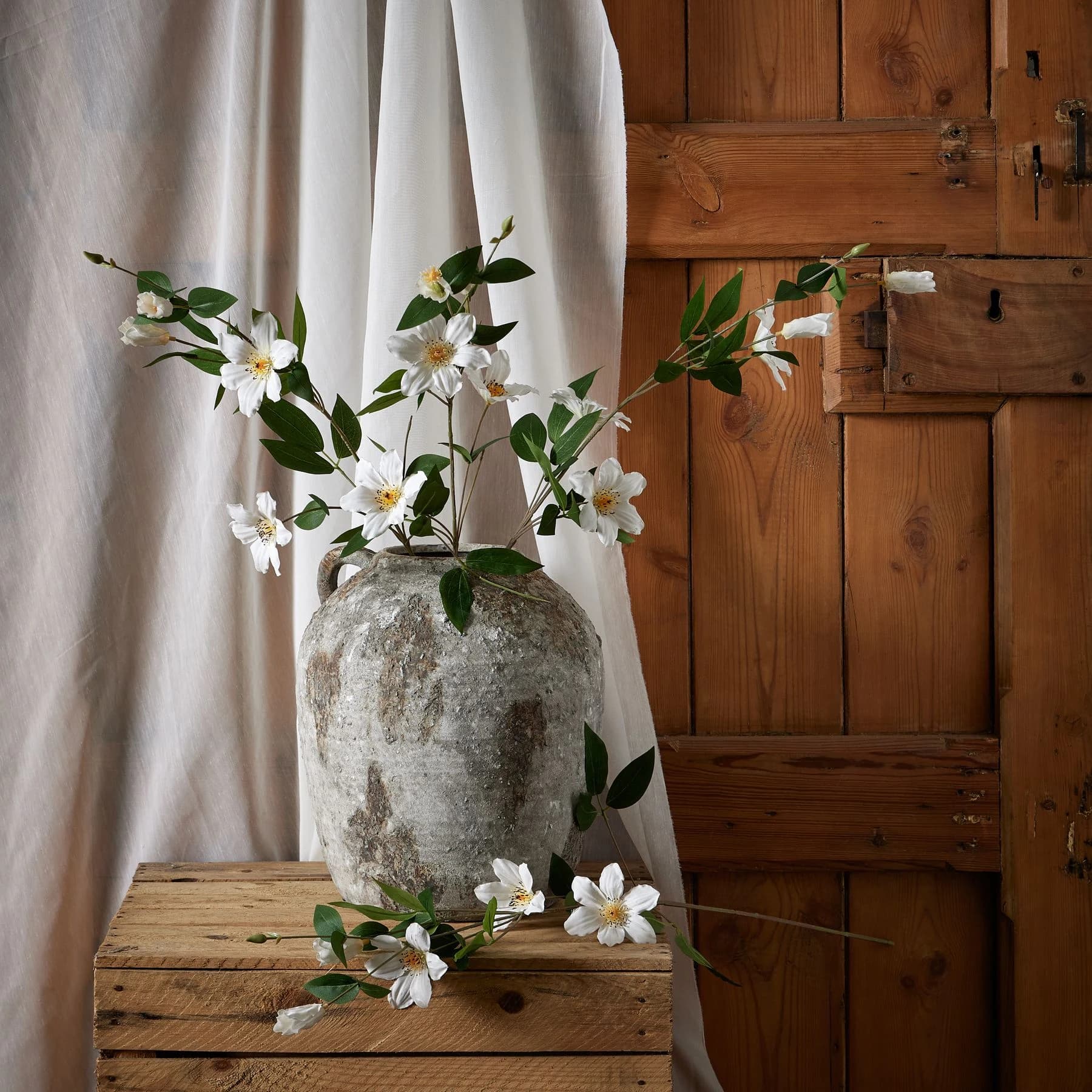 White Florida Clematis — Pack of 5 - Artificial plants & flowers, photo 3 of 5