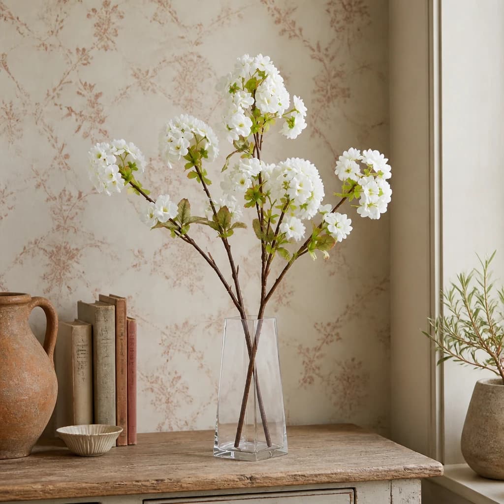 Tall White Blossom — Pack of 5 - Artificial plants & flowers, photo 1 of 5