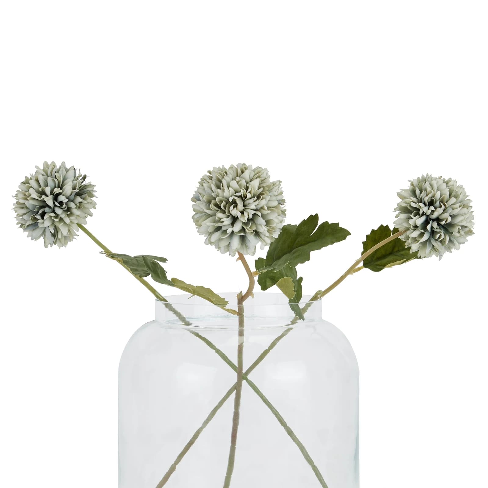 Pale Green Blue Short Chrysanthemum — Pack of 5 - Artificial plants & flowers, photo 4 of 5