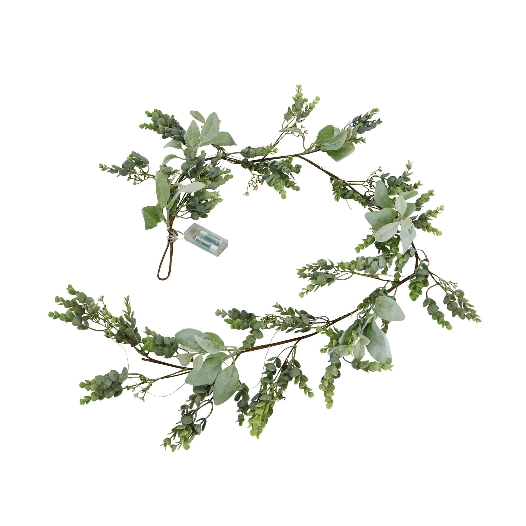 Winter Garland With Eucalyptus And Lambs Ear — Pack of 3 - Artificial plants & flowers, photo 2 of 5