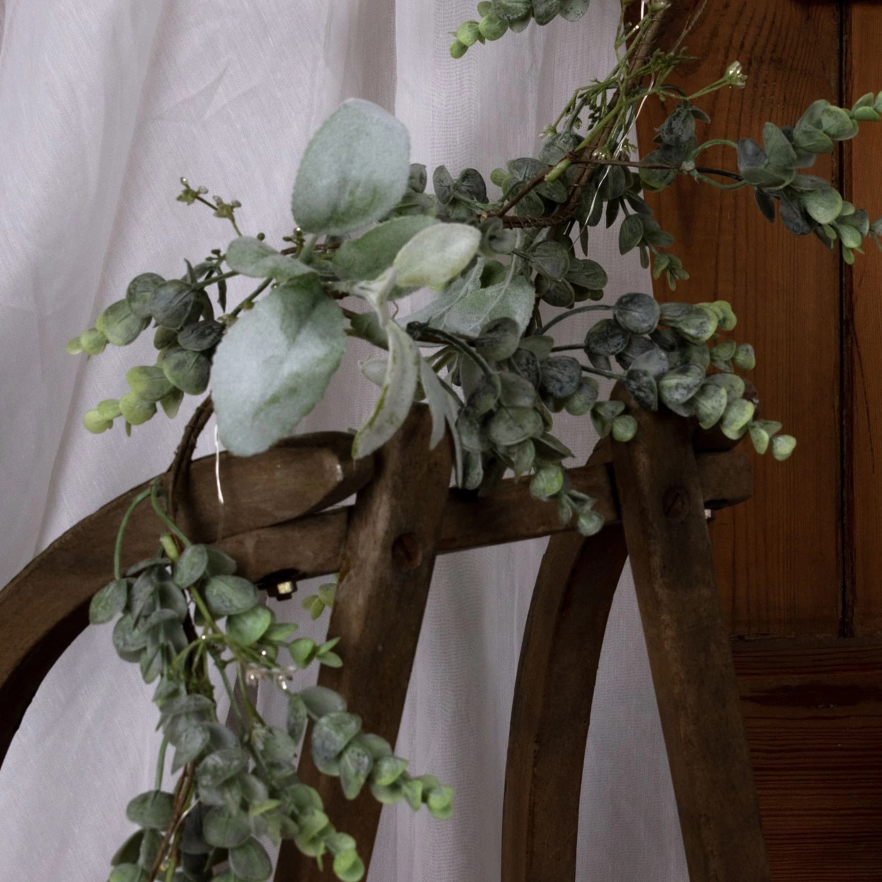Winter Garland With Eucalyptus And Lambs Ear — Pack of 3 - Artificial plants & flowers, photo 4 of 5