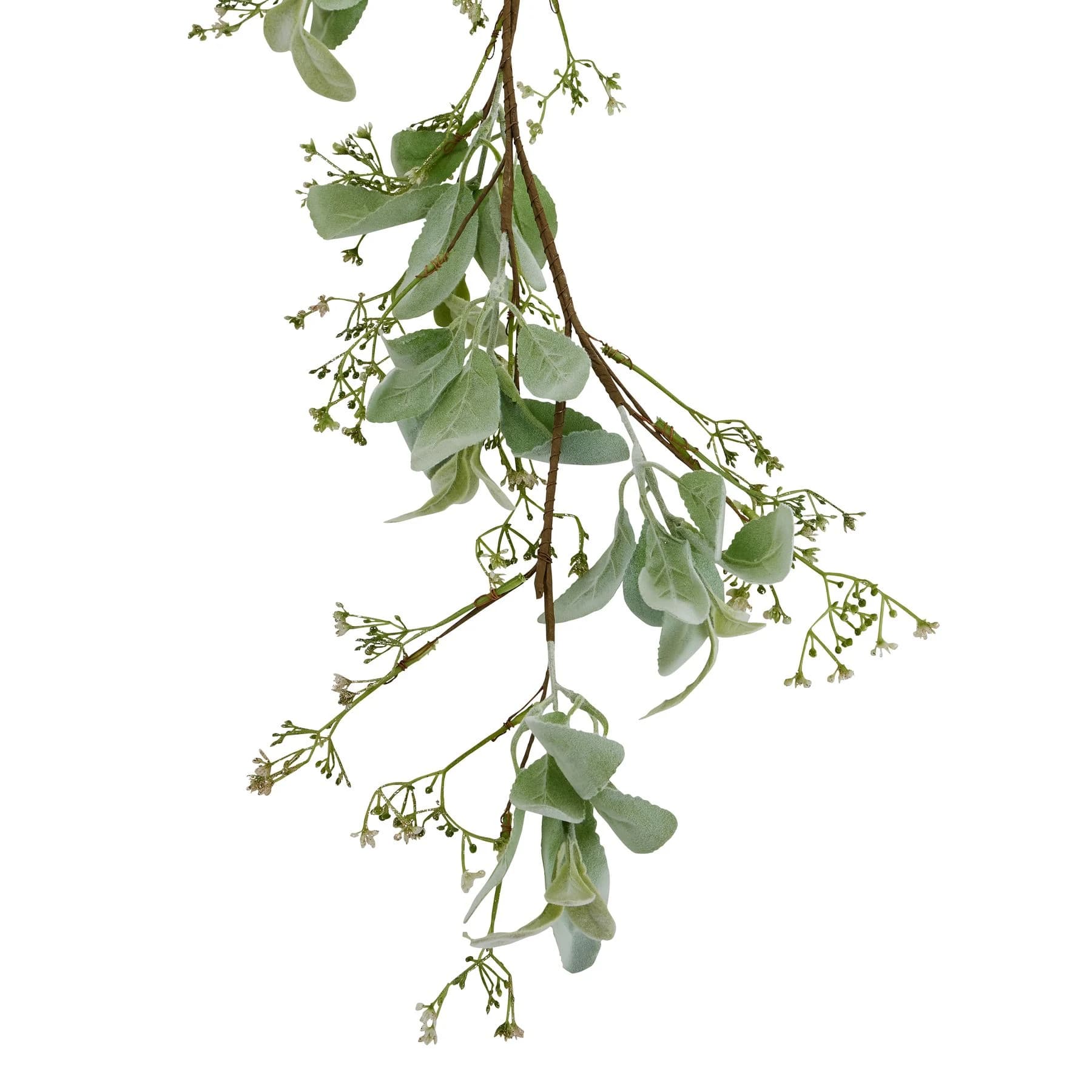 Winter Garland With Lambs Ear And Wax Flower — Pack of 3 - Artificial plants & flowers, photo 2 of 5