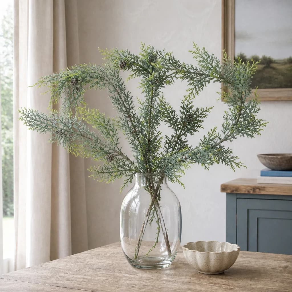 Frosted Pine Garland With Pinecones — Pack of 3 - Artificial plants & flowers, photo 1 of 5