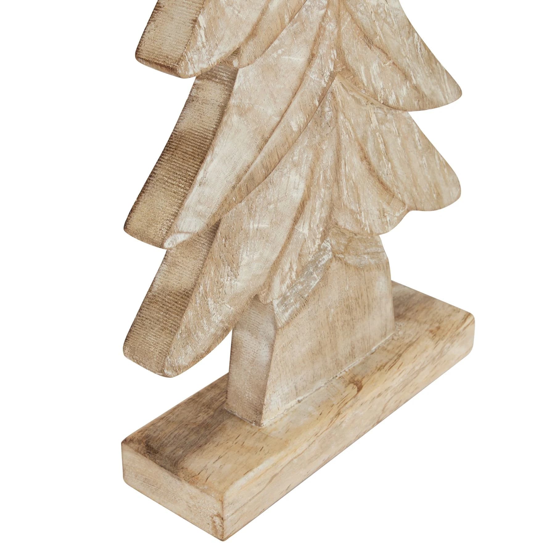 Carved Wood Christmas Tree - Decorative, photo 3 of 4