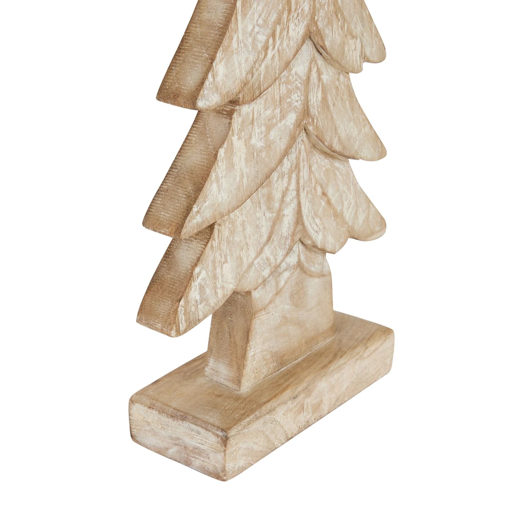 Carved Wood Large Christmas Tree - Decorative, photo 2 of 4
