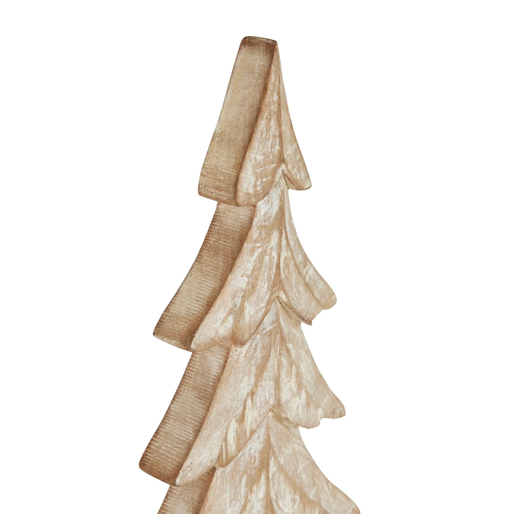 Carved Wood Large Christmas Tree - Decorative, photo 3 of 4