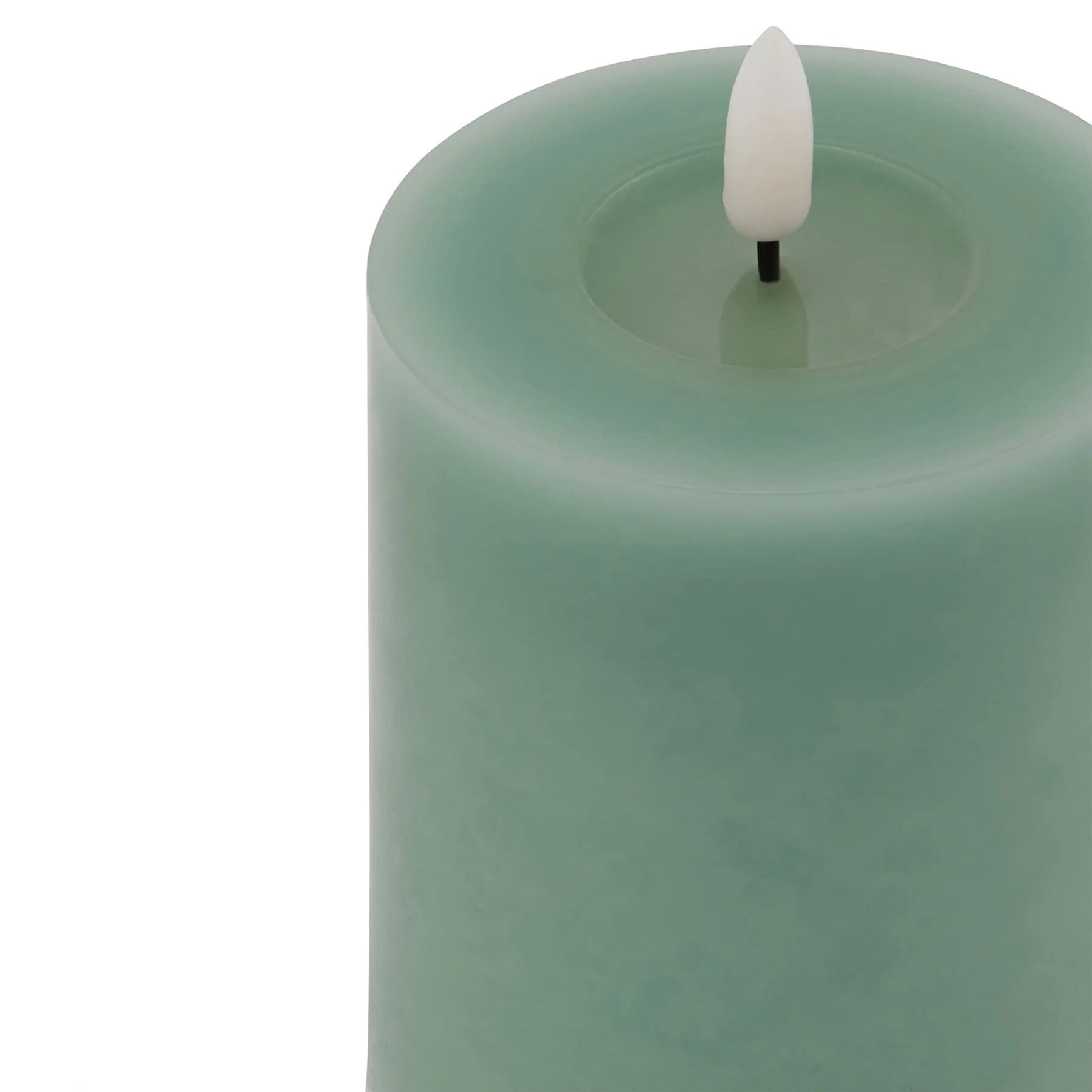 Luxe Collection Melt Effect 3x4 Sage LED Wax Candle - Candles, photo 2 of 3