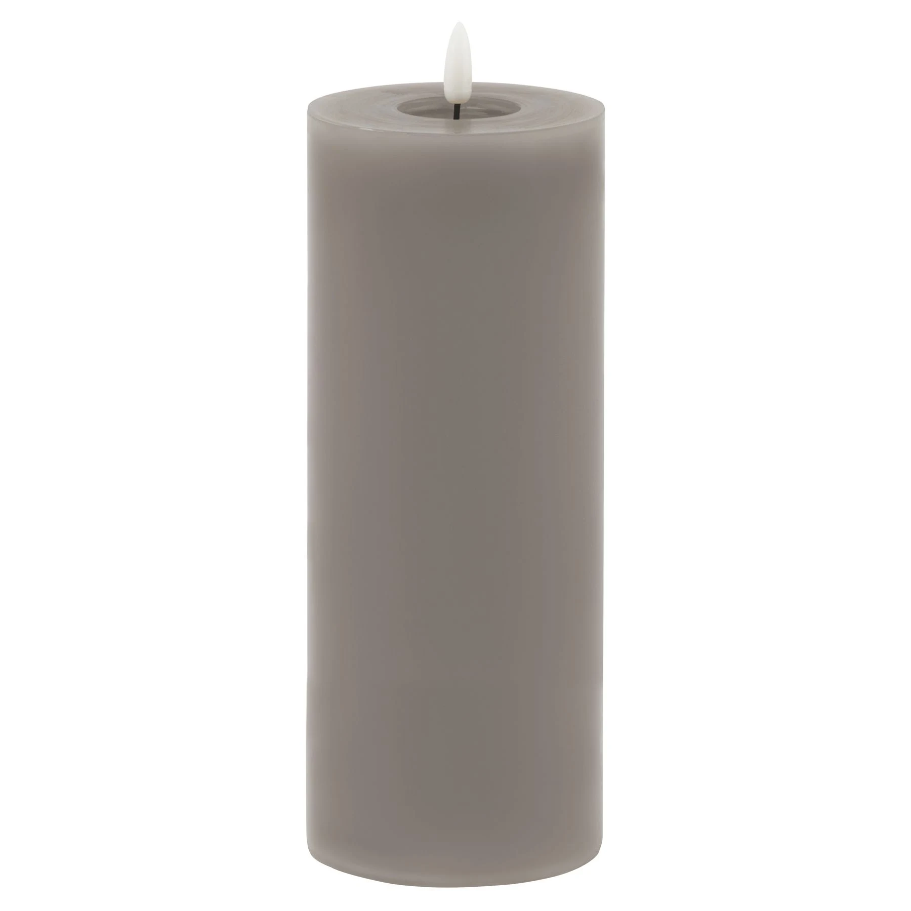 Luxe Collection Melt Effect 3.5x9 Grey LED Wax Candle - Candles, photo 2 of 4