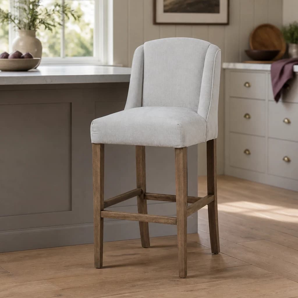 Compton Grey Bar Stool