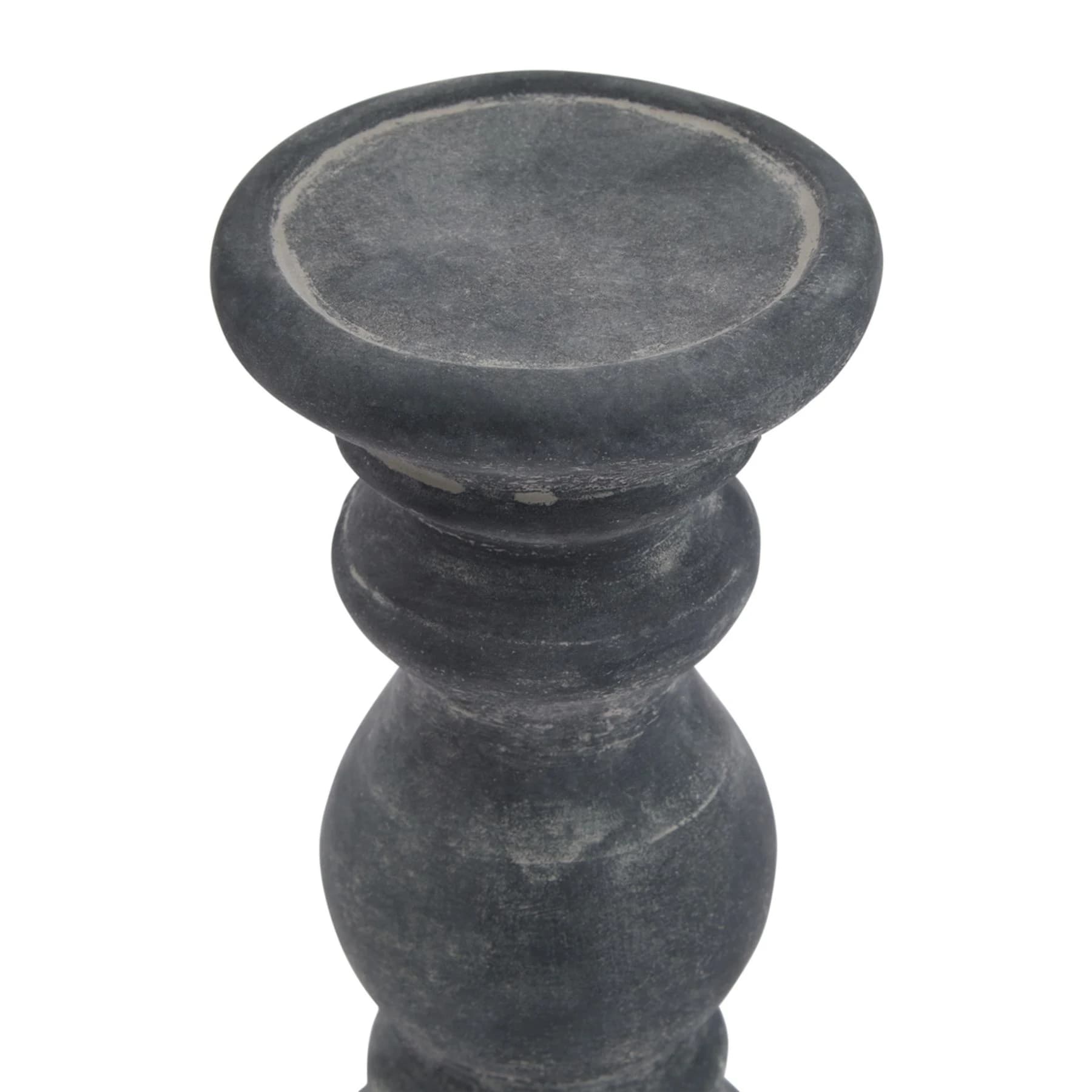 Amalfi Small Grey Column Candle Holder - Candles, photo 2 of 3